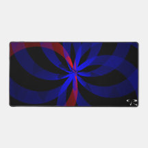 Blaubeerfarbene Akzent-Geometrische-Gaming-Mauspad