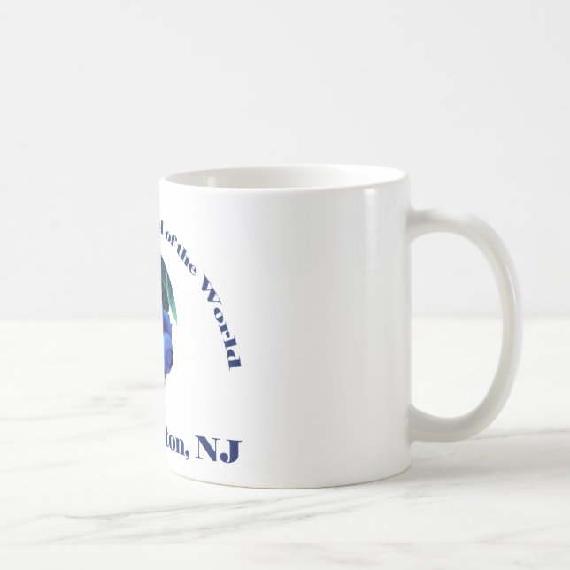 BlaubeerHauptstadt der Welt, Hammonton, NJ Kaffeetasse (Rechts)