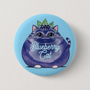 Blaubeerkatze, Halbkatzenbeere Fett Button