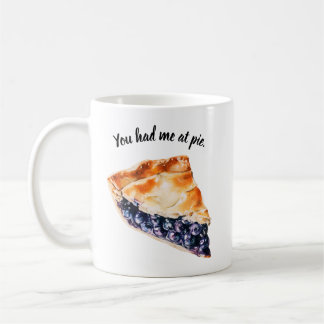Blaubeerkuchen Kaffeetasse