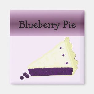 Blaubeerkuchen Magnet