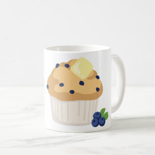 Blaubeermuffin Kaffeetasse