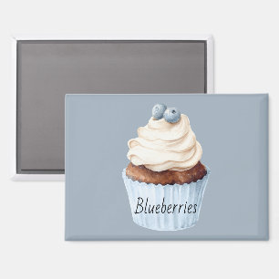 Blaubeermuffin Magnet
