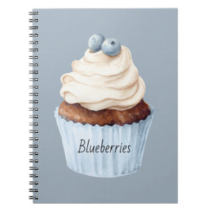 Blaubeermuffin Notizblock