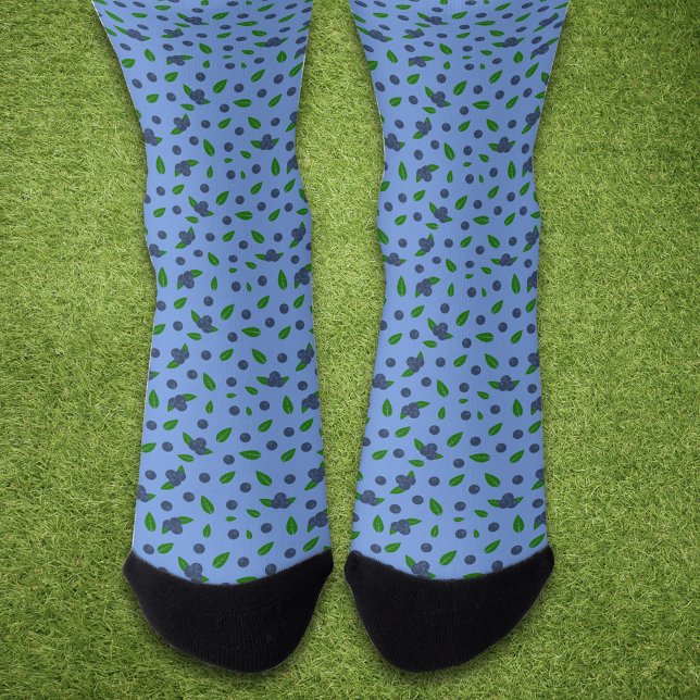 Blaubeermuster Socken (Blueberry Socks)