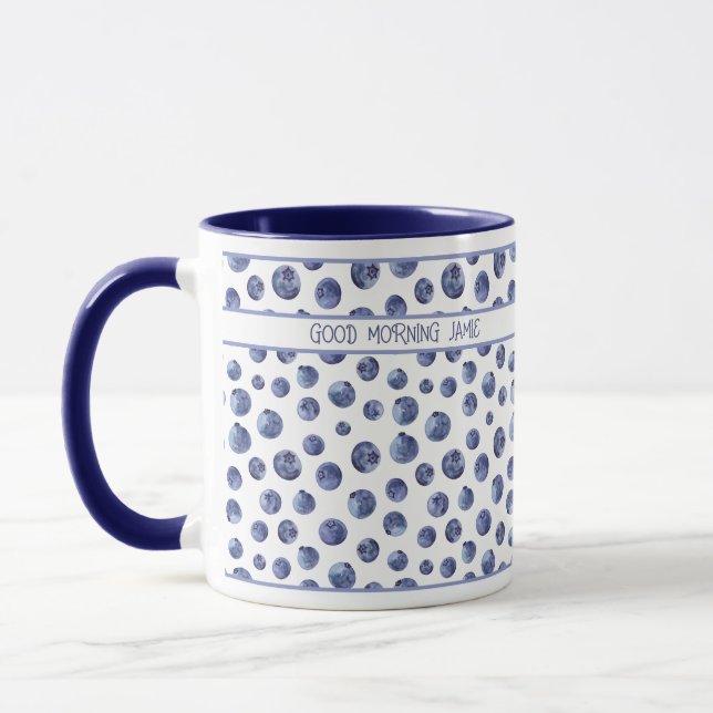 Blaubeermuster Tasse (Links)