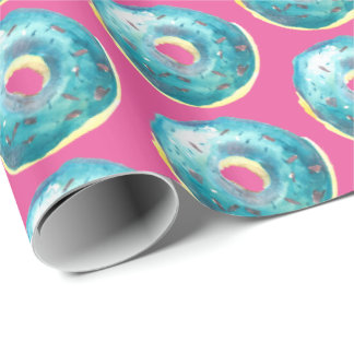 Blaubeerschaumgummiringe Geschenkpapier