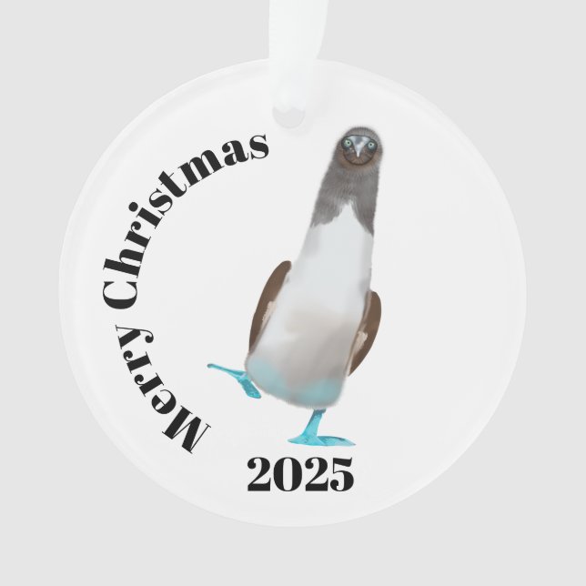 Blaubeinige Biddy Ornament (Vorderseite)
