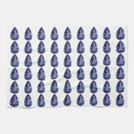 Blaubirnenmuster Geschirrtuch