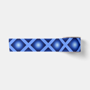 Blaublasen-Tiles Geometric Abstrakt Wrapping Papes Satinband