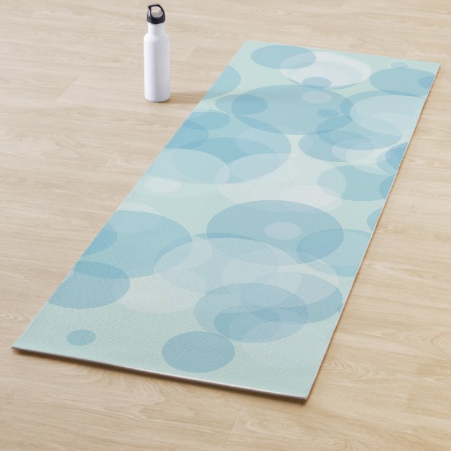 Blaublasen Yogamatte (Beispiel)