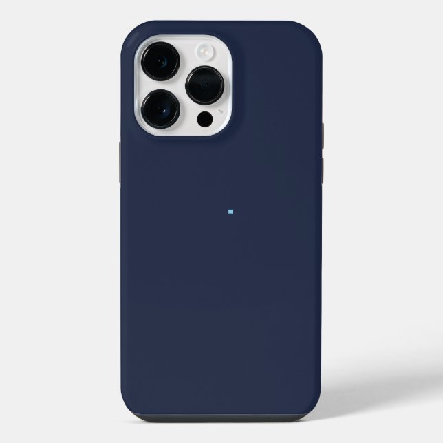 Blaublau iPhone 14 Pro Max Hülle (Rückseite)