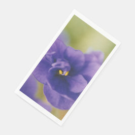 Blaublühende Blume von Violet Saintpaulia Zoomed Serviette
