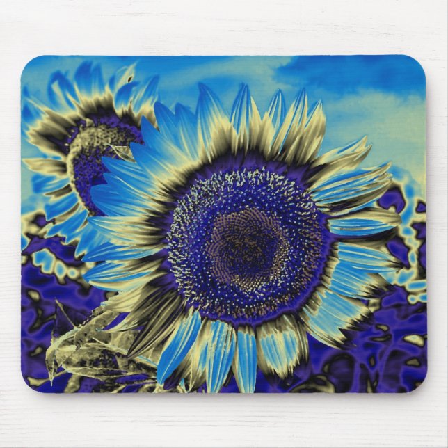 Blaublume Mousepad (Vorne)
