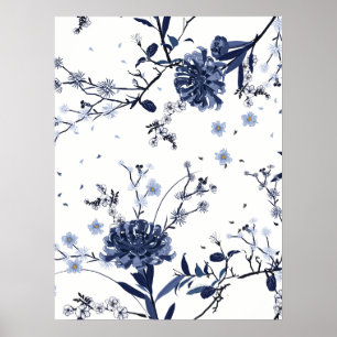 Blaublumen Poster
