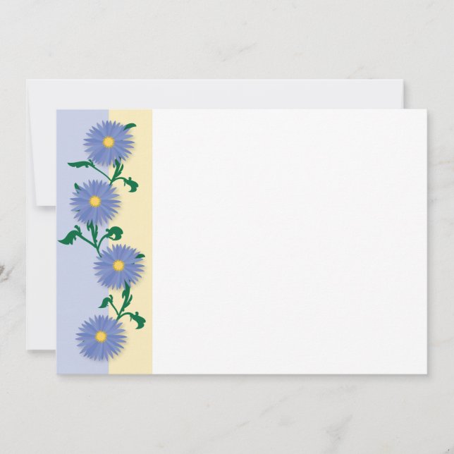 Blaublumenmuster (Vorderseite)