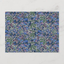 Blaublüten-Postkarte Postkarte