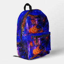 Blaubrasse Bedruckter Rucksack