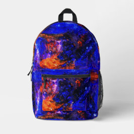 Blaubrasse Bedruckter Rucksack