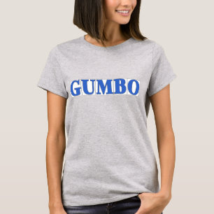 Blaubuchstaben, GUMBO T-Shirt