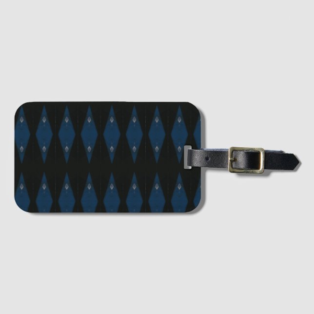 Blaudiamanten Gepäckanhänger (Vorderseite (Horizontal))