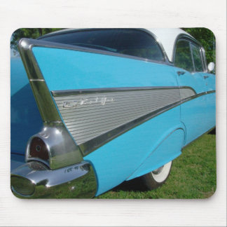 Blaue 1957 Chevy-Mausunterlage Mousepad