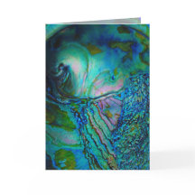 Blaue Abalone-Motiv