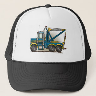 Blaue Abschleppwagenwrecker-Hüte Truckerkappe