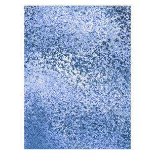 Blaue abstrakte Baumwolltischdecke, 132cmx178cm Tischdecke
