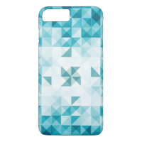 Blaue abstrakte geometrische Hintergrund-Schablone
