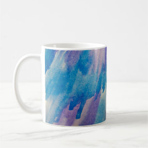 Blaue abstrakte Hintergrundabstrakte, Aqua, Art, A Kaffeetasse