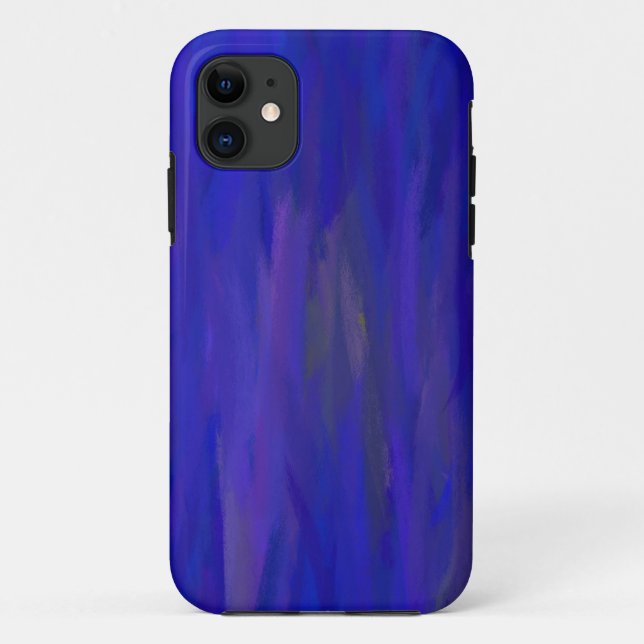 Blaue Abstrakte Kunstmalerei 4 Case-Mate iPhone Hülle (Rückseite)