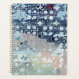 Blaue abstrakte Planerin für moderne Kunst Planer