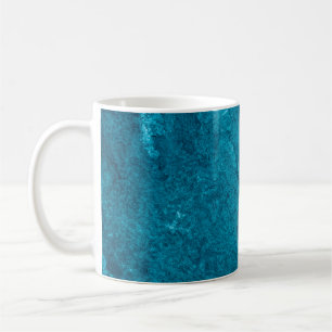 Blaue abstrakte Textur, Kunst, grafische Gestaltun Kaffeetasse
