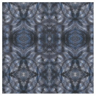 Blaue abstrakte Wasserfarben-Kunst-Tragetasche für Stoff