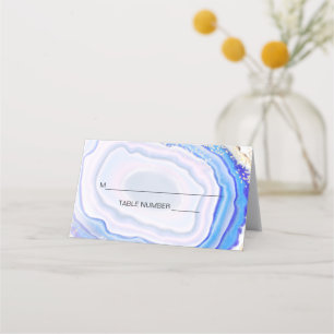 Blaue Achat-Platzkarten Platzkarte