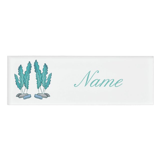 Blaue Algen Thunder_Cove Namenschild (Vorderseite)