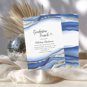 Blaue Alkoholtinte Textur Wasserfarbe Abschluss b Einladung