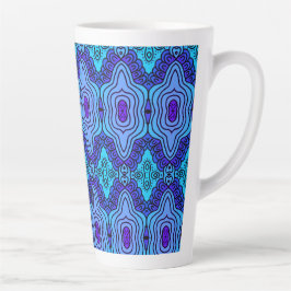Blaue Aluminiumflasche Milchtasse