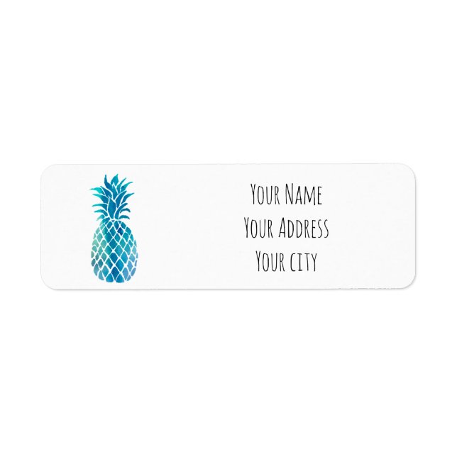 Blaue Ananas (Vorne)
