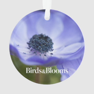Blaue Anemone Ornament