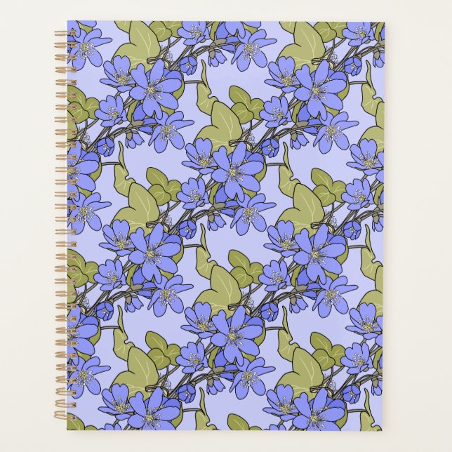 Blaue Anemone Planer (Vorderseite)