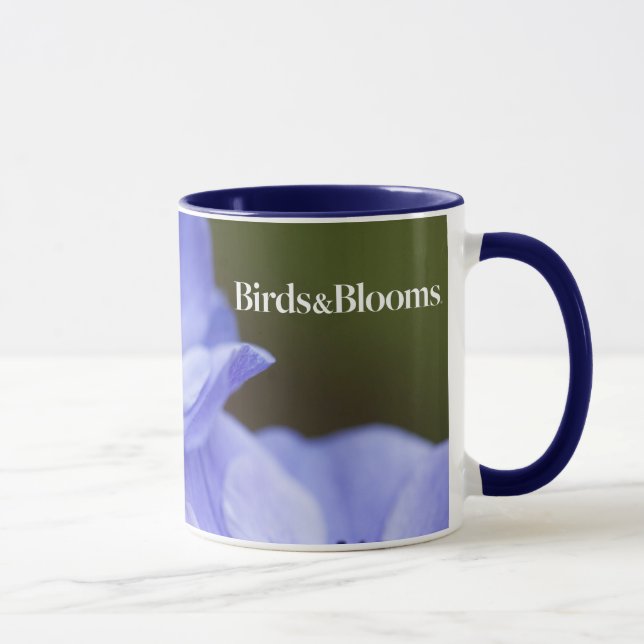 Blaue Anemone Tasse (Rechts)