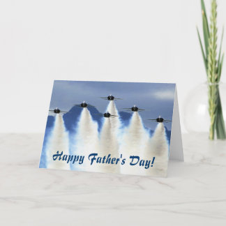 BLAUE ANGELS Jet Fighters Vatertag Card Karte