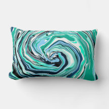 Blaue, Aquamarine, türkisfarbene und weiße Wirbel