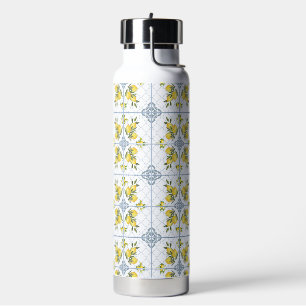 Blaue Aquarell-Französische Landhaus-Limonette Trinkflasche