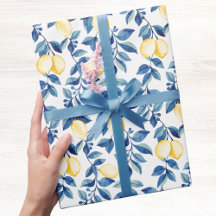 Blaue Aquarell-Limette