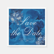 Blaue Aquarell-Navy-Rosen Hochzeitsblumen