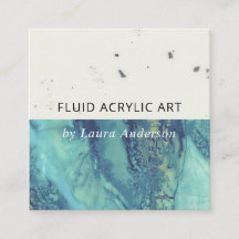 BLAUE AQUE AQUAMARIN FLUID ACRYLIC RESIN ART ARTIS