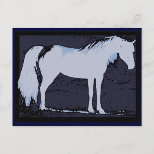 Blaue arabische Postkarten